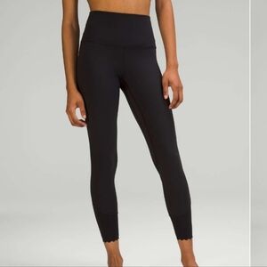 Lululemon Align Scalloped Hem High-Rise Pant 25" Black Size 12